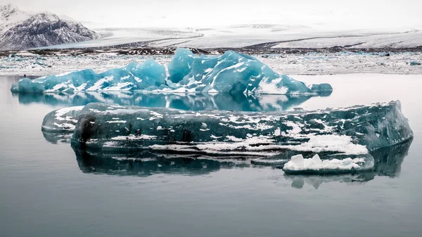 Перегляд Jokulsarlon льоду лагуни — стокове фото