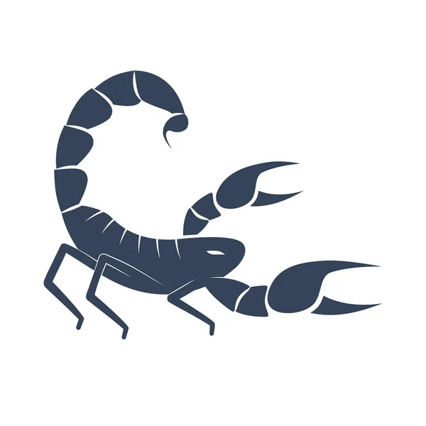 Scorpio Signo Simples Zodíaco Dos Desenhos Animados Que Descreve Animal —  Vetores de Stock