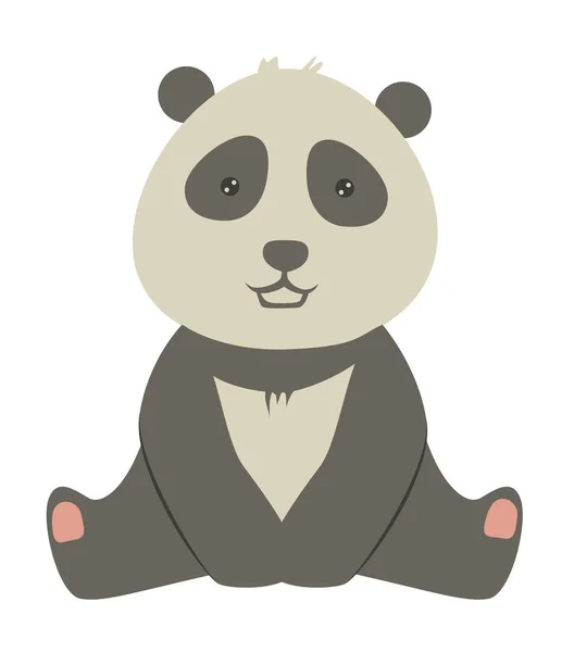 Cute panda clipart cores neutras para crianças desenho fácil bebê fofo