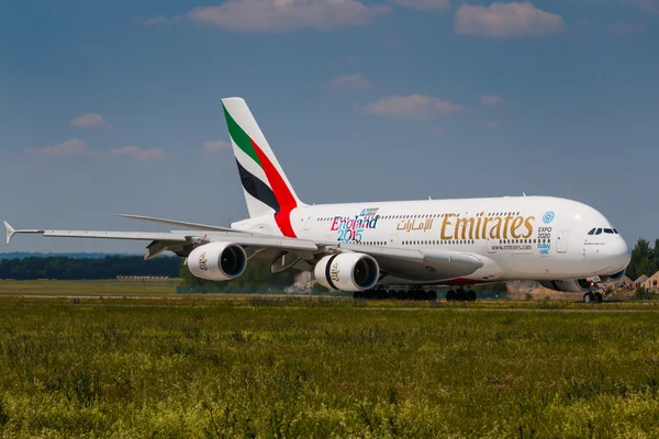 A380-Emirate — Stockfoto