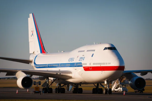 Sul-coreano B747-400 Jumbo Jet — Fotografia de Stock