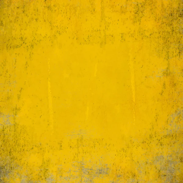 Yellow grunge wall texture — Stock Photo, Image