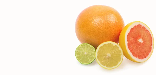 Frische Limette, Zitrone und Orange — Stockfoto