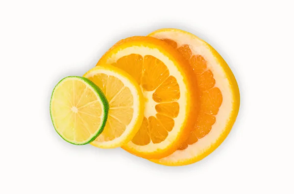 白の柑橘系の果物 — ストック写真