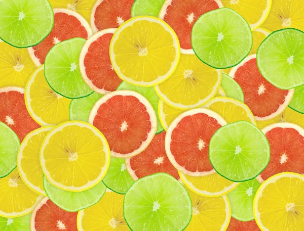 Abstract background of citrus slices — Zdjęcie stockowe