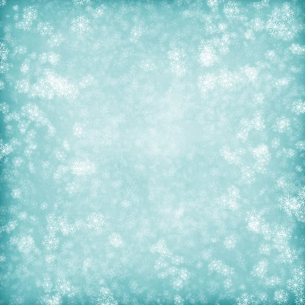 Winter Background with snowflakes — Stock Photo, Image