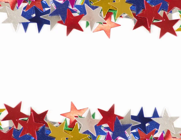 Colored stars on white — Stock Photo, Image