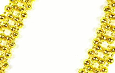 Beyaz parlak kutlama boncuk