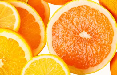 turunçgil dilimlerinin arkaplanı