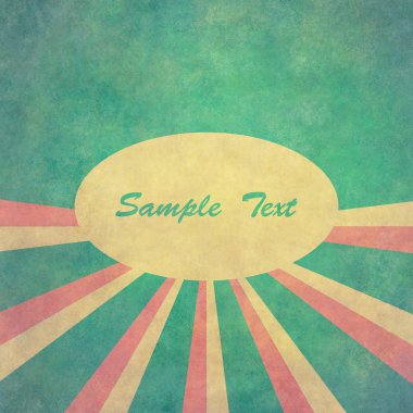 Vintage güneş ışınları arka plan
