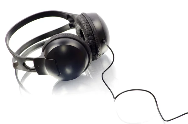Słuchawki izolowane na biało — Zdjęcie stockowe