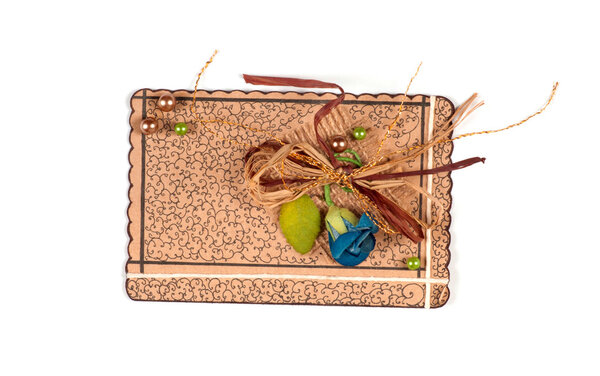 Открытка изолирована
