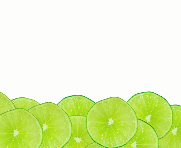 Фон зеленых цитрусовых ломтиков — стоковое фото