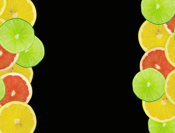 Abstract background of citrus slices — Stock Photo, Image