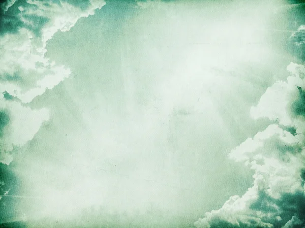 Céu nublado retro — Fotografia de Stock