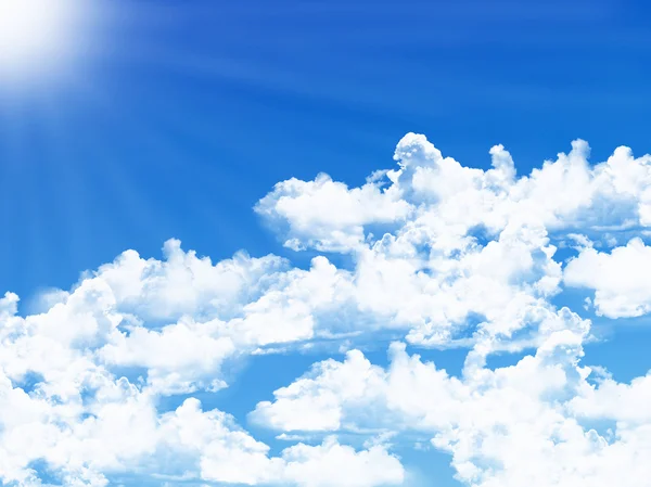 Blue sky background — Stock Photo, Image