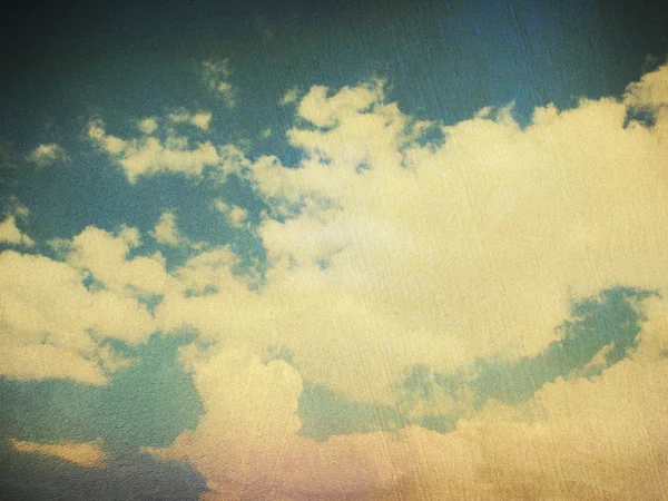 Retro cloudy sky — Stock Photo, Image