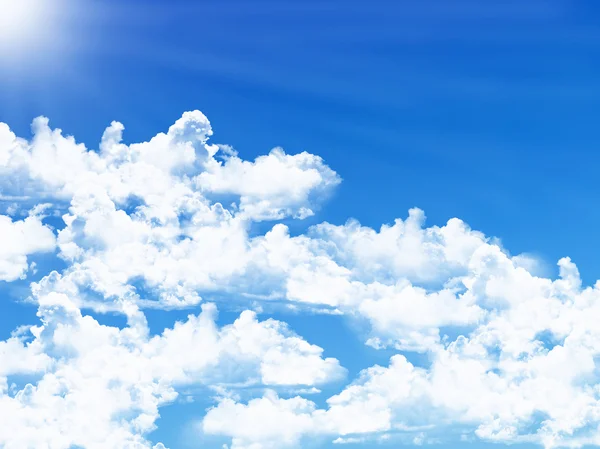 Blue sky background — Stock Photo, Image