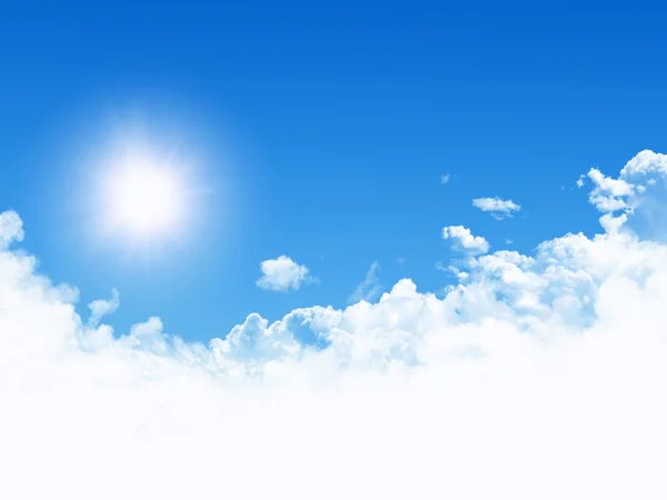 Blue sky background — Stock Photo, Image