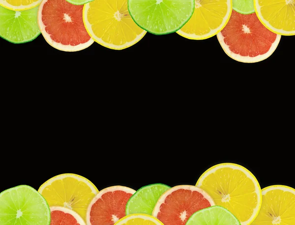 Background of citrus slices — Stock Photo, Image