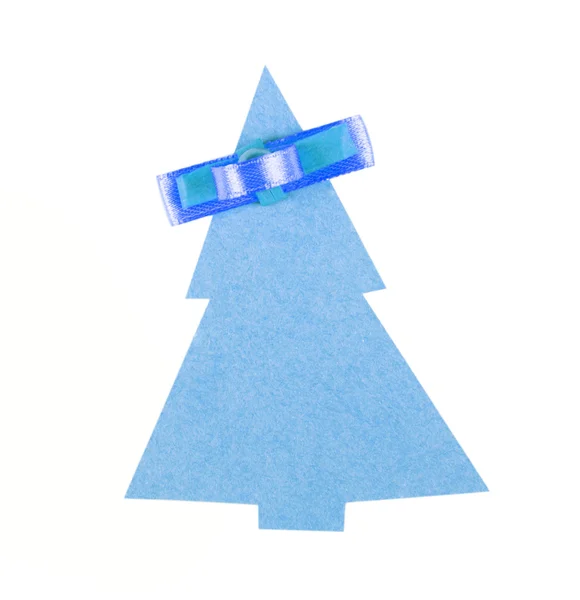 Christmas tree made of old paper — Stock Photo, Image