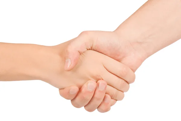 Shaking hands of two people Stock Image