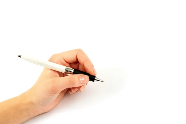 Closeup of a hand writing Stock Image