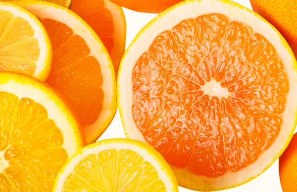 Background of citrus slices Stock Photo