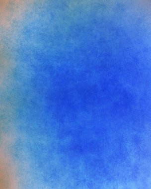 Mavi arka plan, kenarlarında pembe