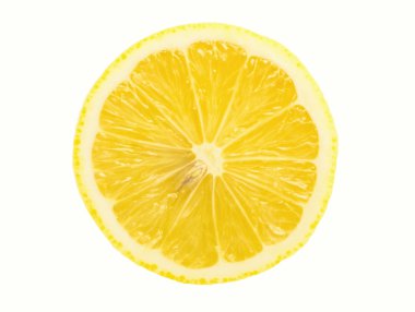 dilim taze limon izole