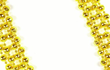 Beyaz parlak kutlama boncuk