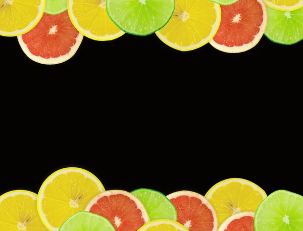 Abstract background of citrus slices — Stock Photo, Image