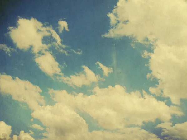 Retro cloudy sky — Stock Photo, Image