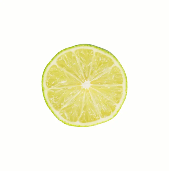 片新鲜柠檬孤立 — 图库照片