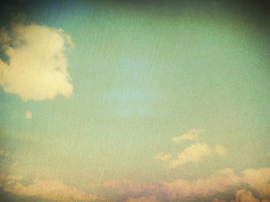 Bulutlu gökyüzü görüntü