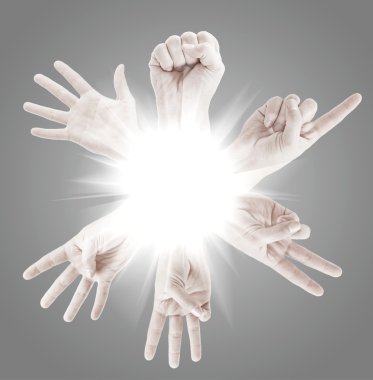 adamın elleri sayma