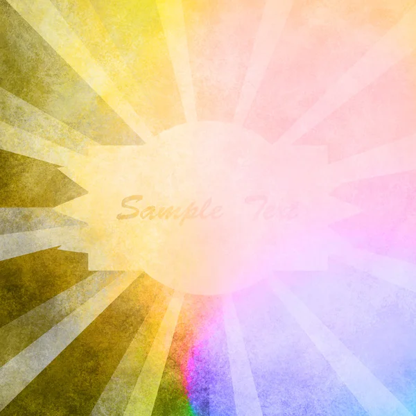 Vintage Sunbeams Background — Stock Photo, Image