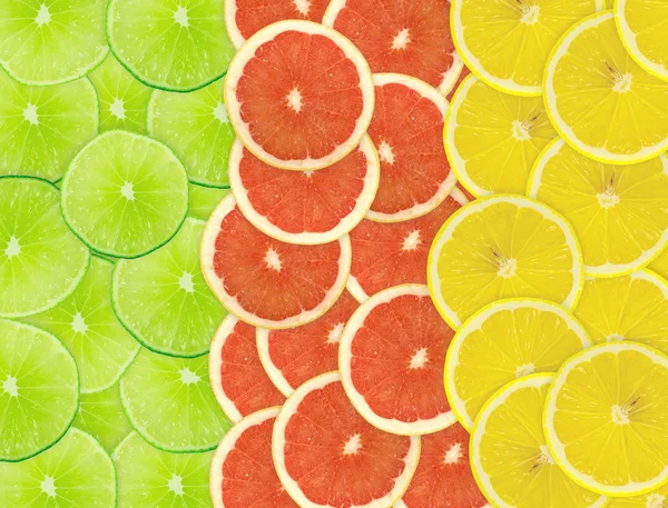 Abstract background of citrus slices — Zdjęcie stockowe