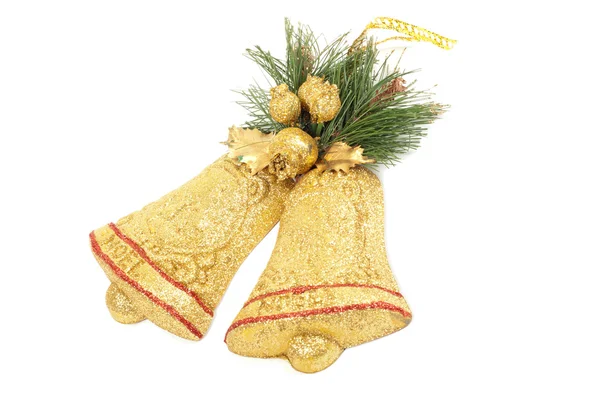 Kerst bells geïsoleerd — Stockfoto