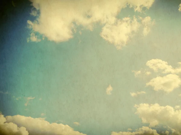 Retro cloudy sky — Stock Photo, Image