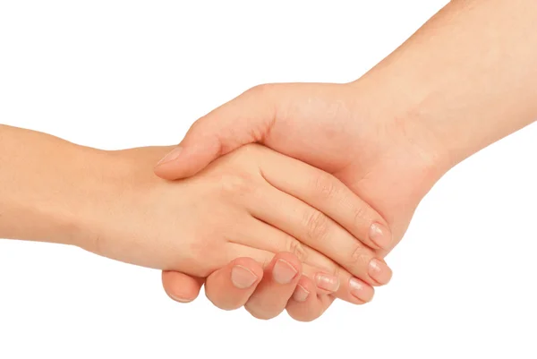 Shaking hands of two people Stock Photo