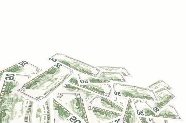 50 50 dolar faturaları yığını