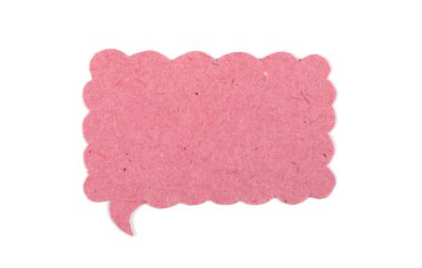 Eski düşünce kağıt izole