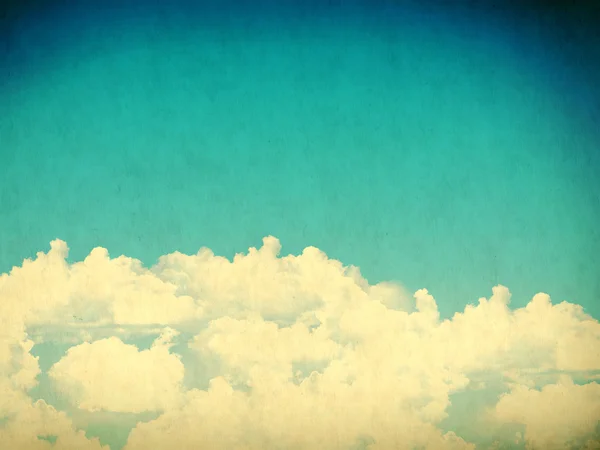 Retro cloudy sky — Stock Photo, Image