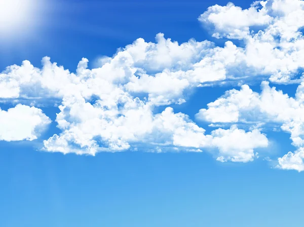 Blue sky background — Stock Photo, Image