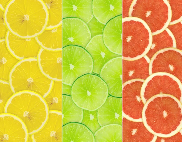 Background of citrus slices — Stock Photo, Image