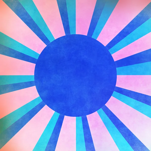 Pink and blue Sunbeams Background — Stock Photo, Image