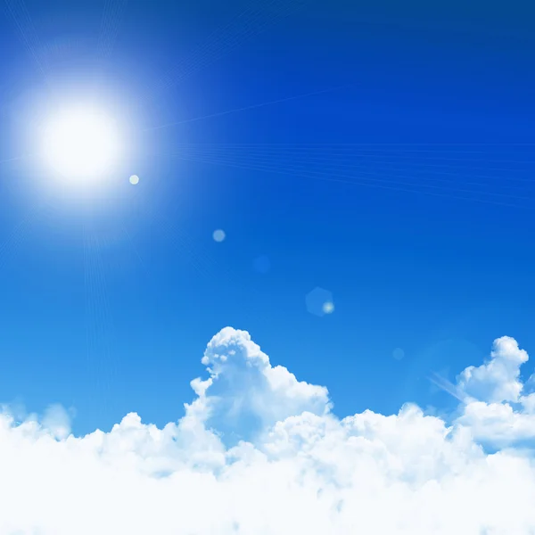 Blue sky background — Stock Photo, Image