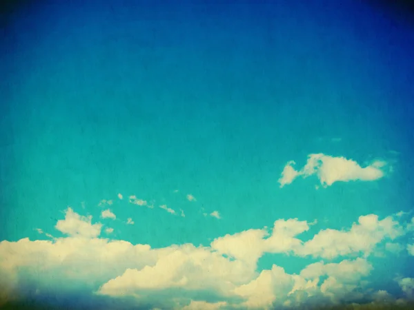 Retro zachmurzone niebo — Zdjęcie stockowe
