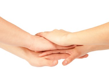 Ellerini üst üste koy.